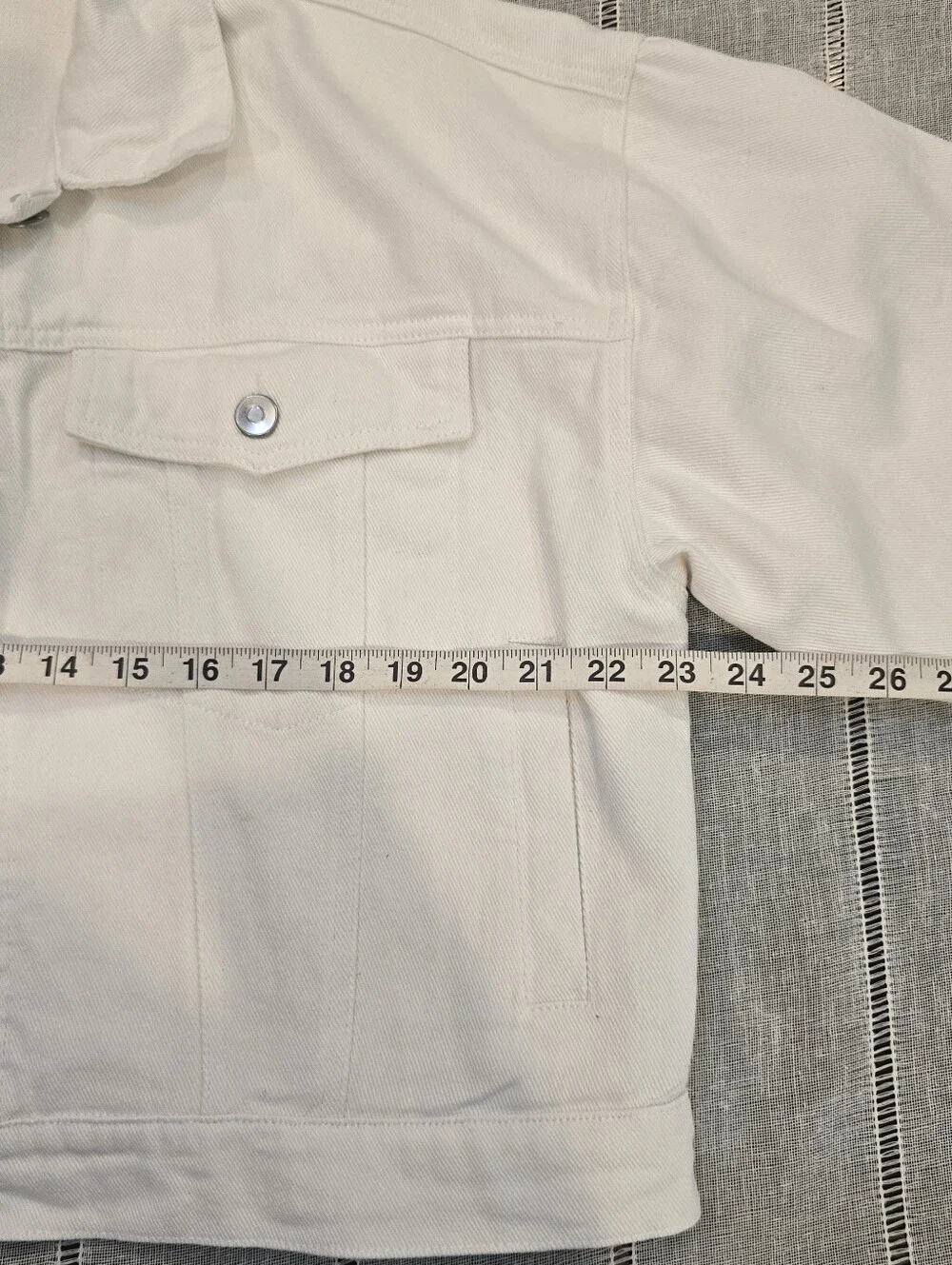 Altar'd State White Fringe 'BRIDE' Denim Jacket - Picture 7 of 12
